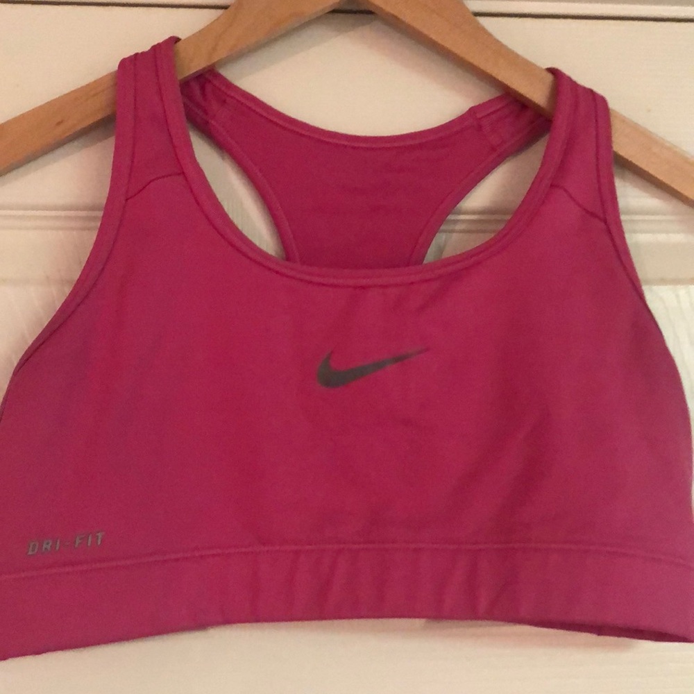 Pink Nike Razorback Sports Bra